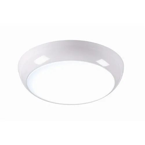 15 Watt 1,500 Lumens White 3,500K LED IP44 Circular Bulkhead