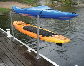 2 Kayak or SUP Dock Rack | Stores Boats Over the Water