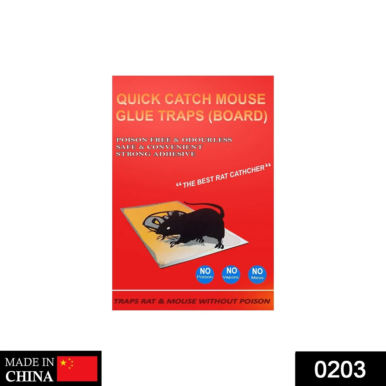 203 Red Mice Glue Traps (1pc)