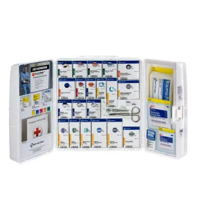 50 Person Large Plastic SmartCompliance First Aid Cabinet With Medications - W-1000-FAE-0103