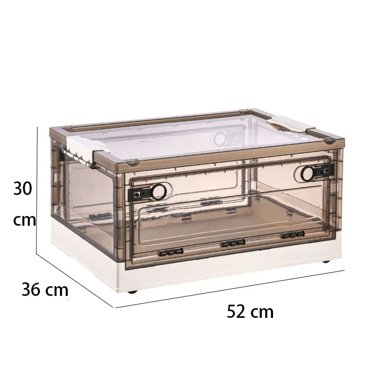 55L Closets Foldable Stackable Storage Box