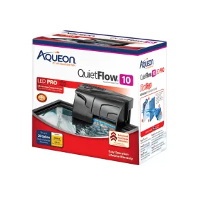 Aqueon QuietFlow 10 LED PRO Aquarium Power Filter