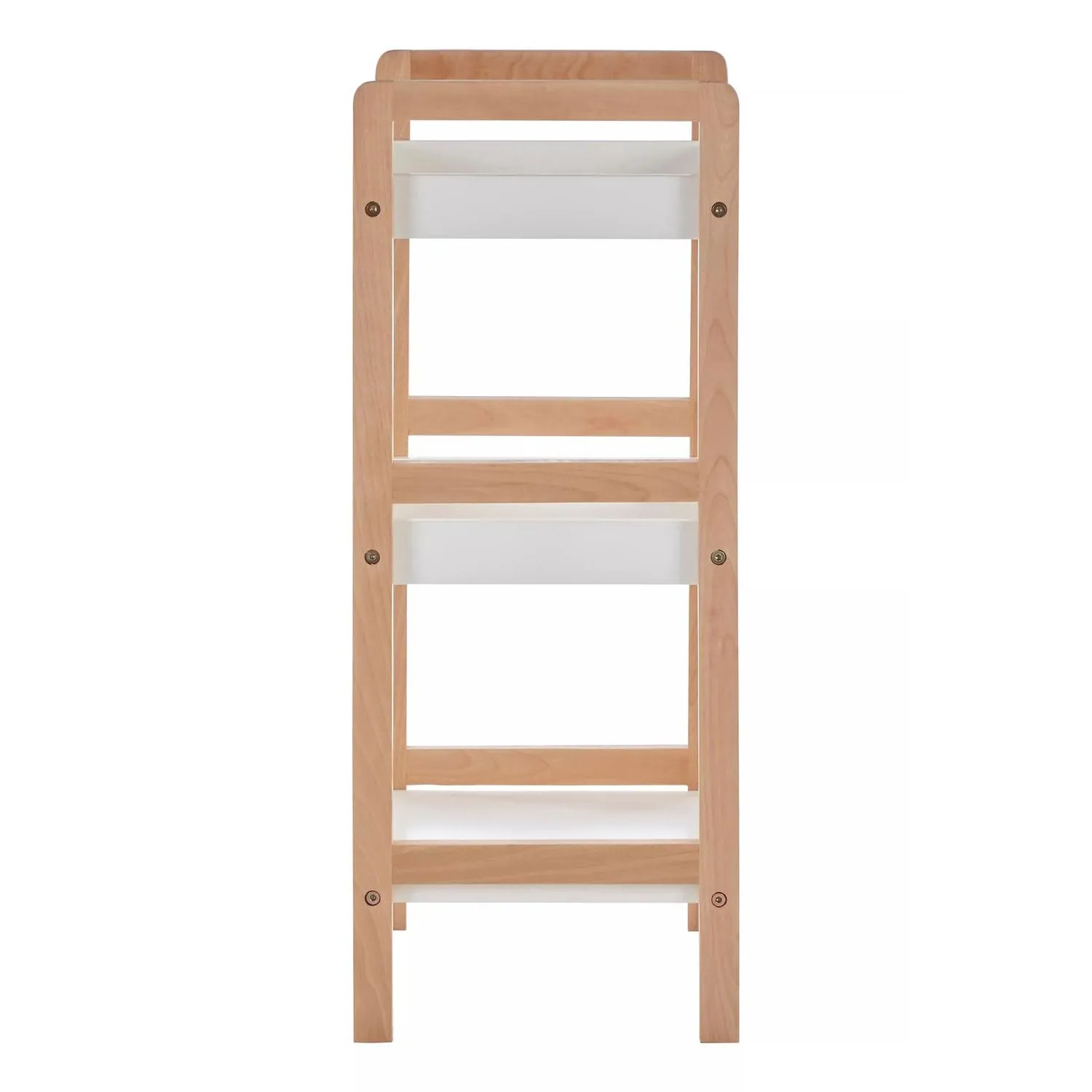 ARLA Bathroom Shelf Unit With Birchwood Frame