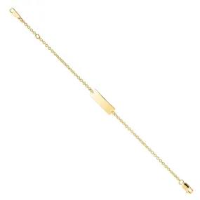 Baby 14K Yellow Gold ID Bracelet