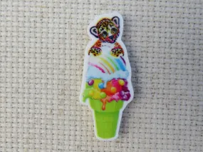 Baby Jaguar on an Ice Cream Cone Needle Minder, Cover Minder, Magnet LAST ONE!