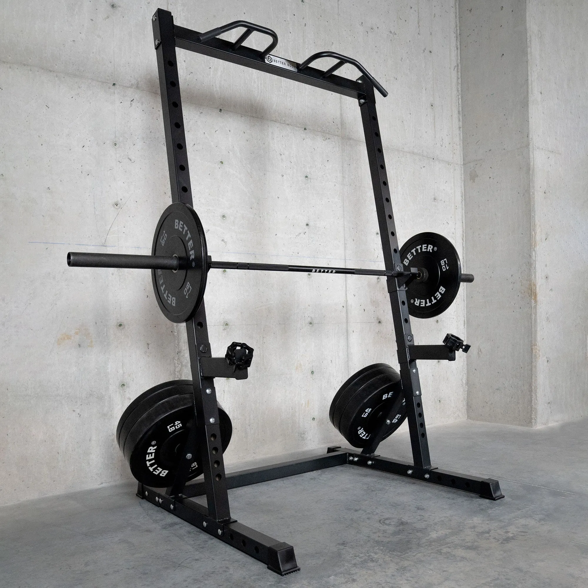 Better Body Power Bundle with Incline Squat Rack | 5-45lbs