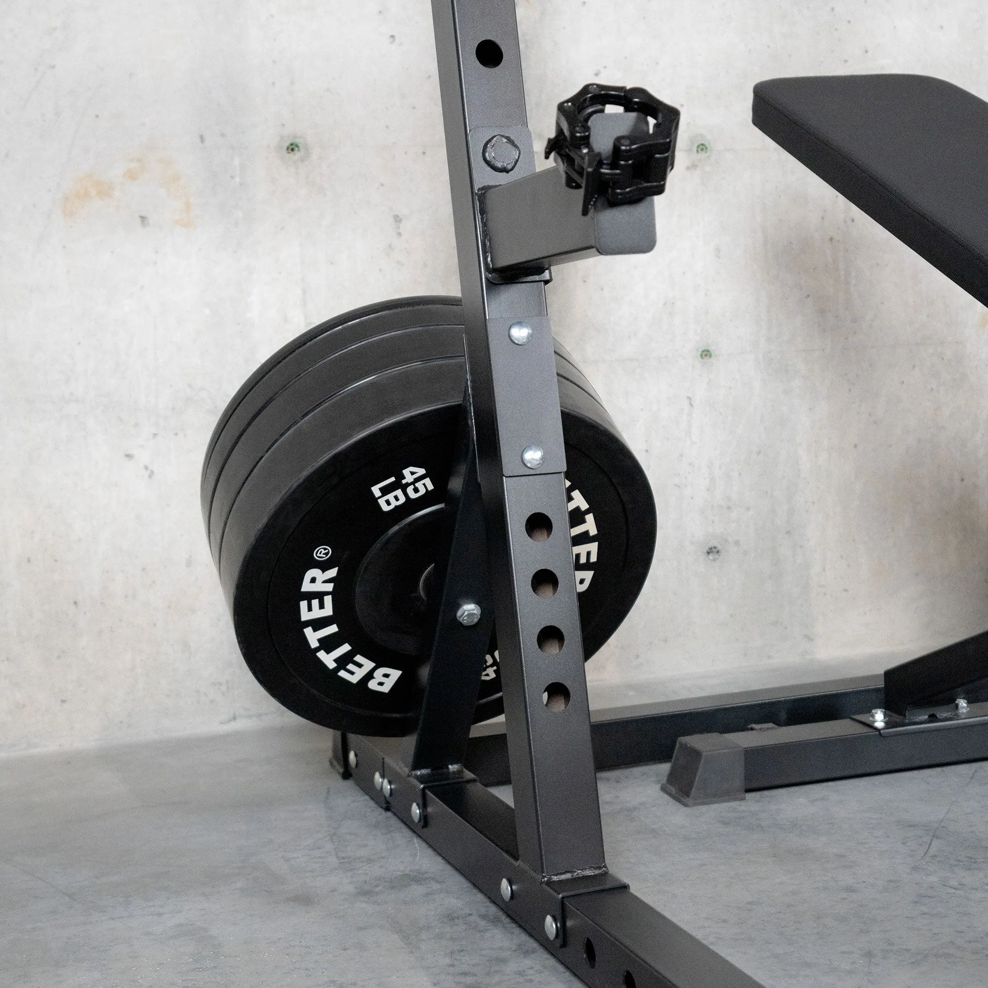 Better Body Power Bundle with Incline Squat Rack | 5-45lbs