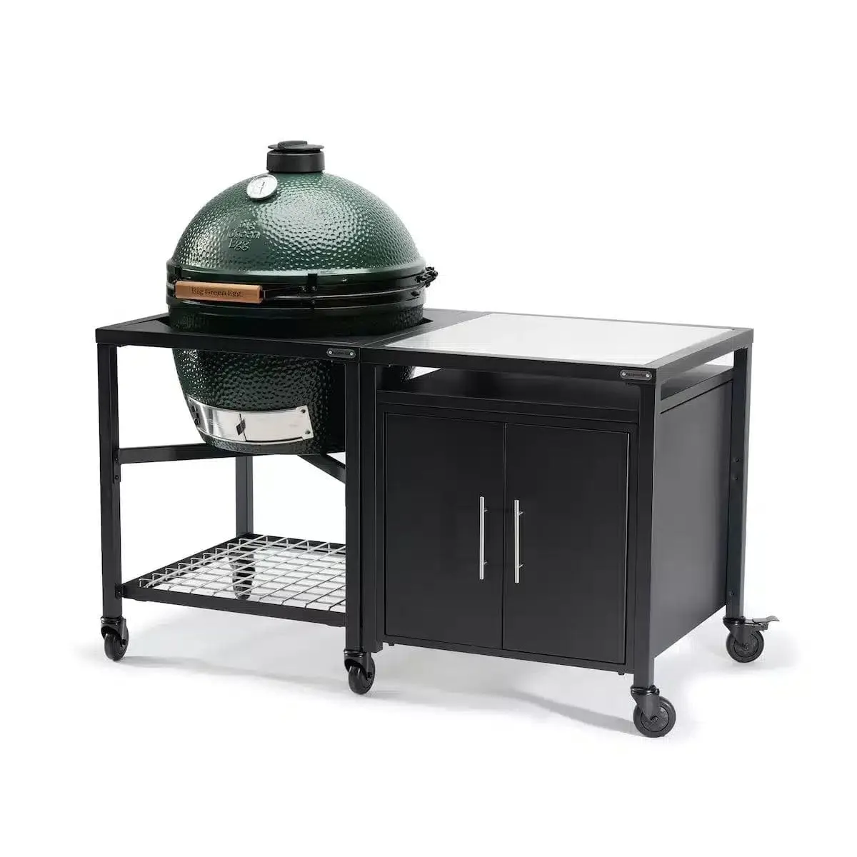 Big Green Egg | Modular Nest   Expansion Cabinet   Stainless Steel Shelf