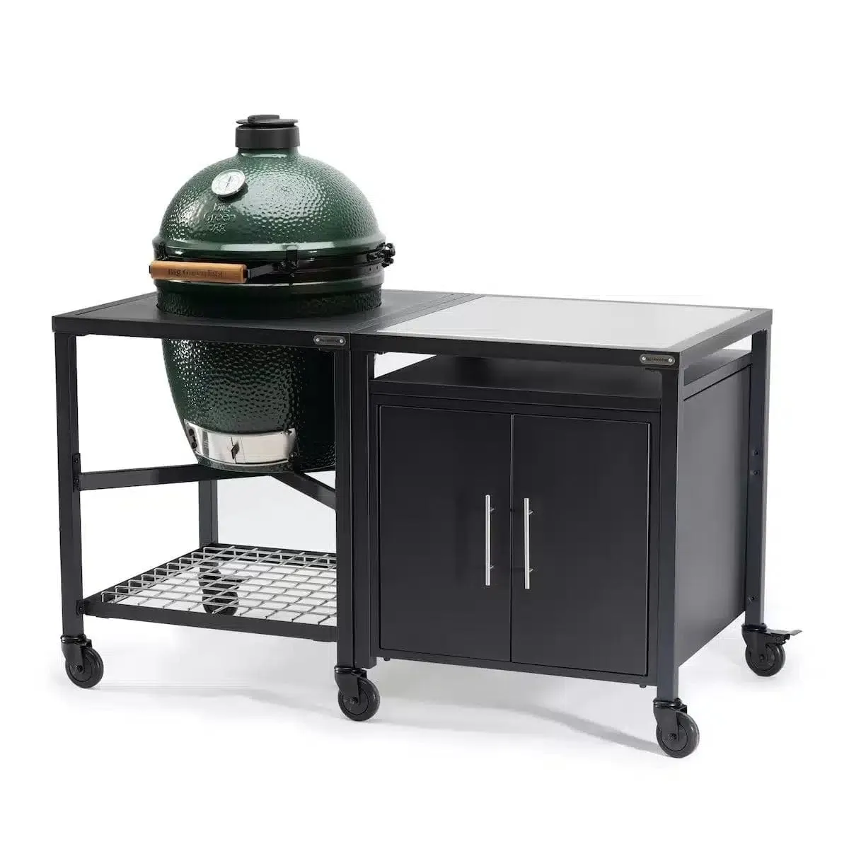 Big Green Egg | Modular Nest   Expansion Cabinet   Stainless Steel Shelf