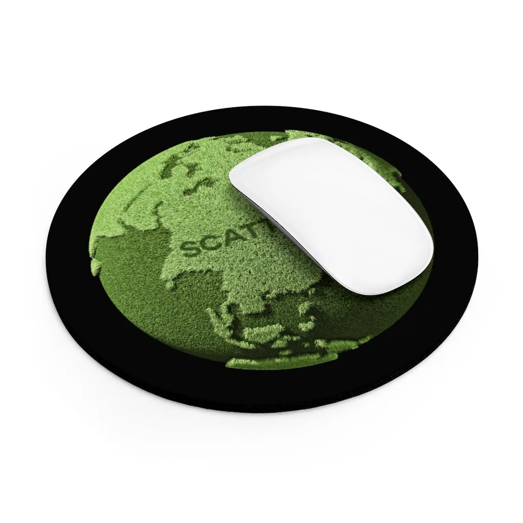 Black World Mouse Pad