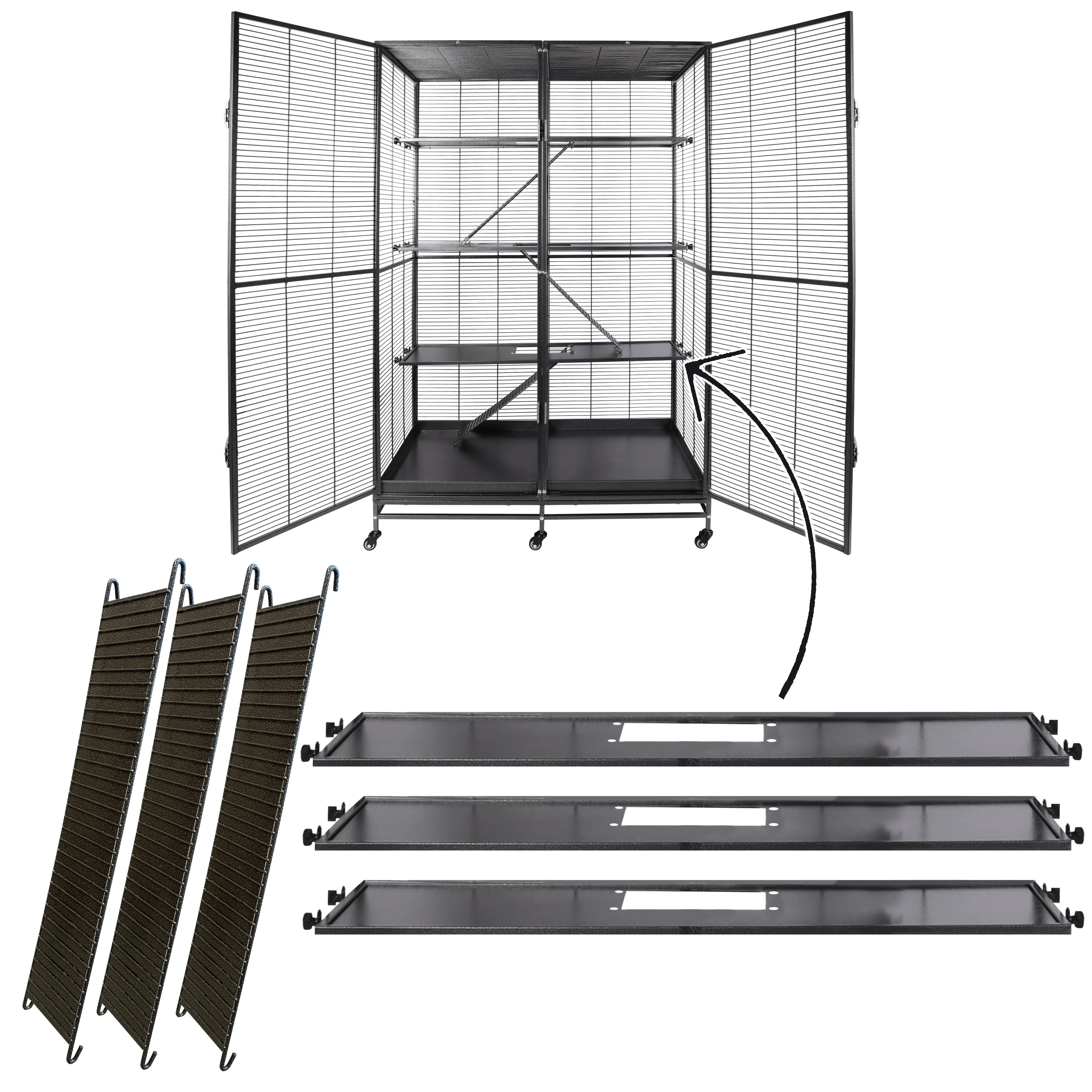 Borneo Shelf & Ladder Set (Version II)