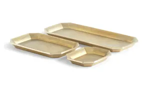 Brass Stationary Tray Set