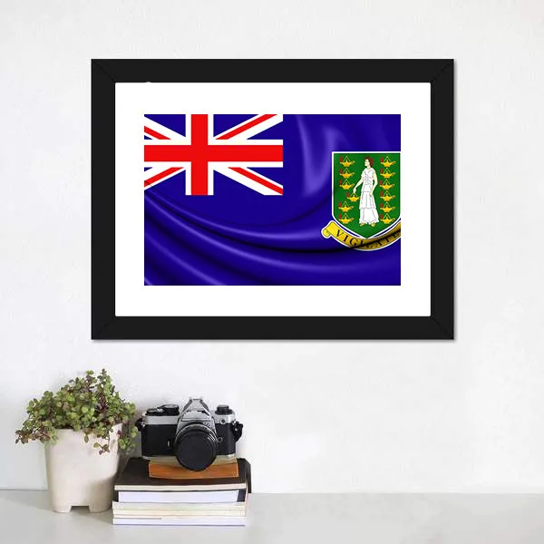 British Virgin Islands Flag Canvas Wall Art