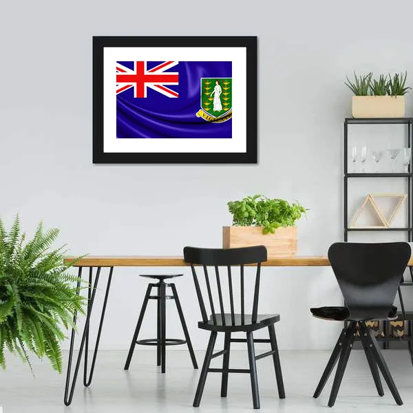 British Virgin Islands Flag Canvas Wall Art