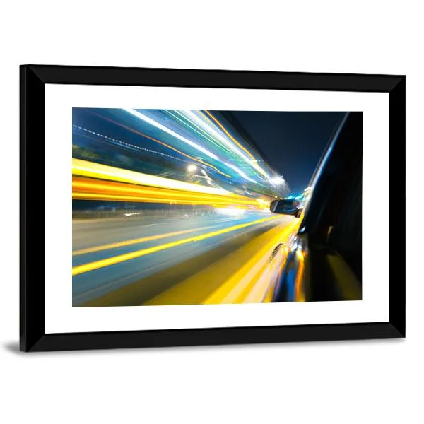 Car Side View Canvas Wall Art