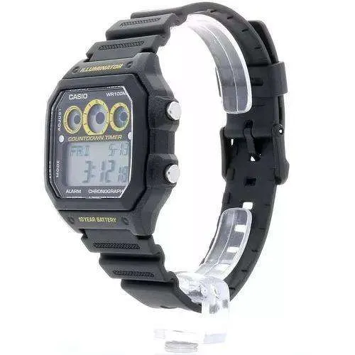 Casio AE-1300WH-1AVDF Black Resin Watch for Men