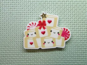 Christmas Cheer Marshmallow Friends Needle Minder, Cover Minder, Magnet