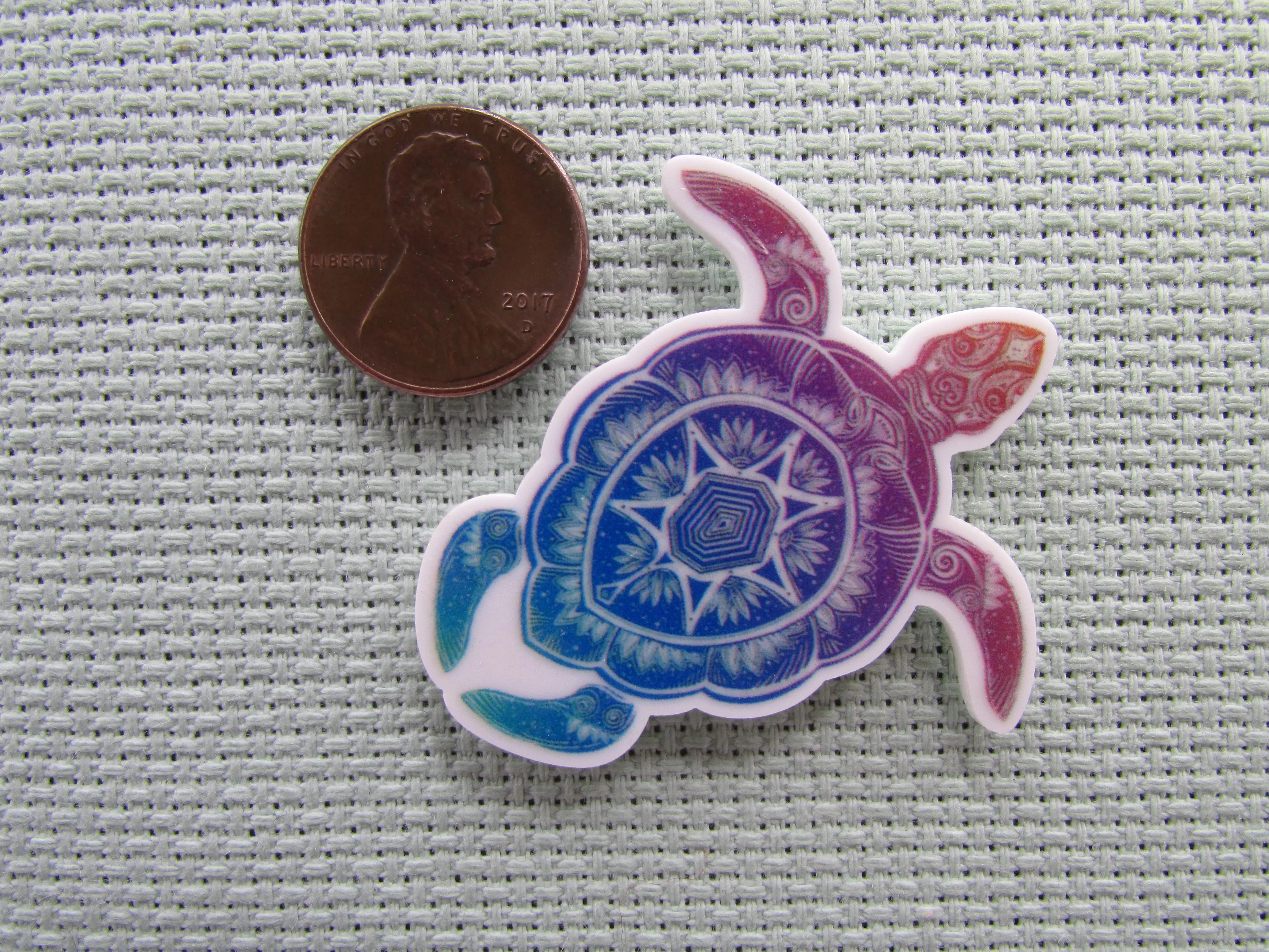 Colorful Turtle Needle Minder, Cover Minder, Magnet