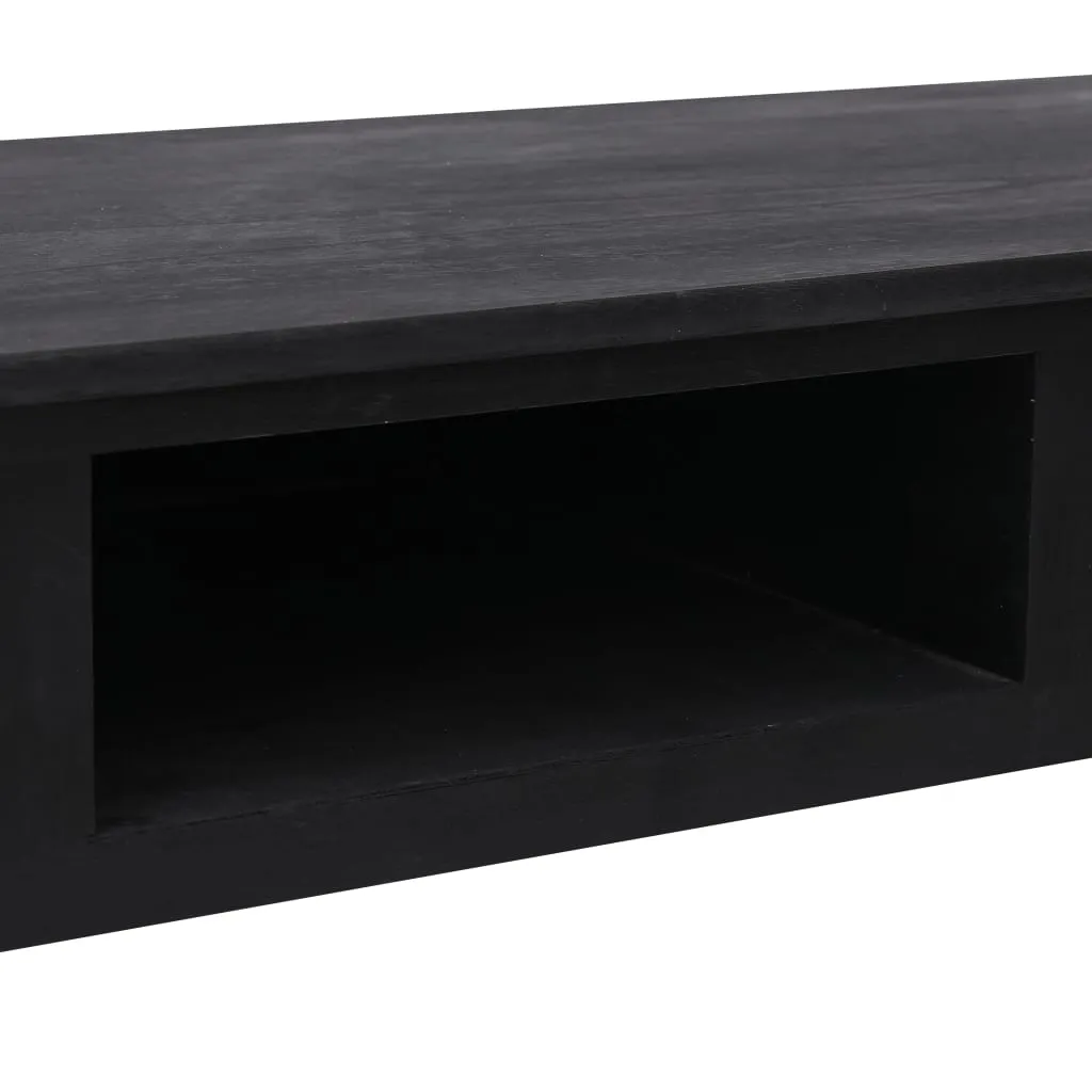 Console Table Black 110x45x76 cm Wood