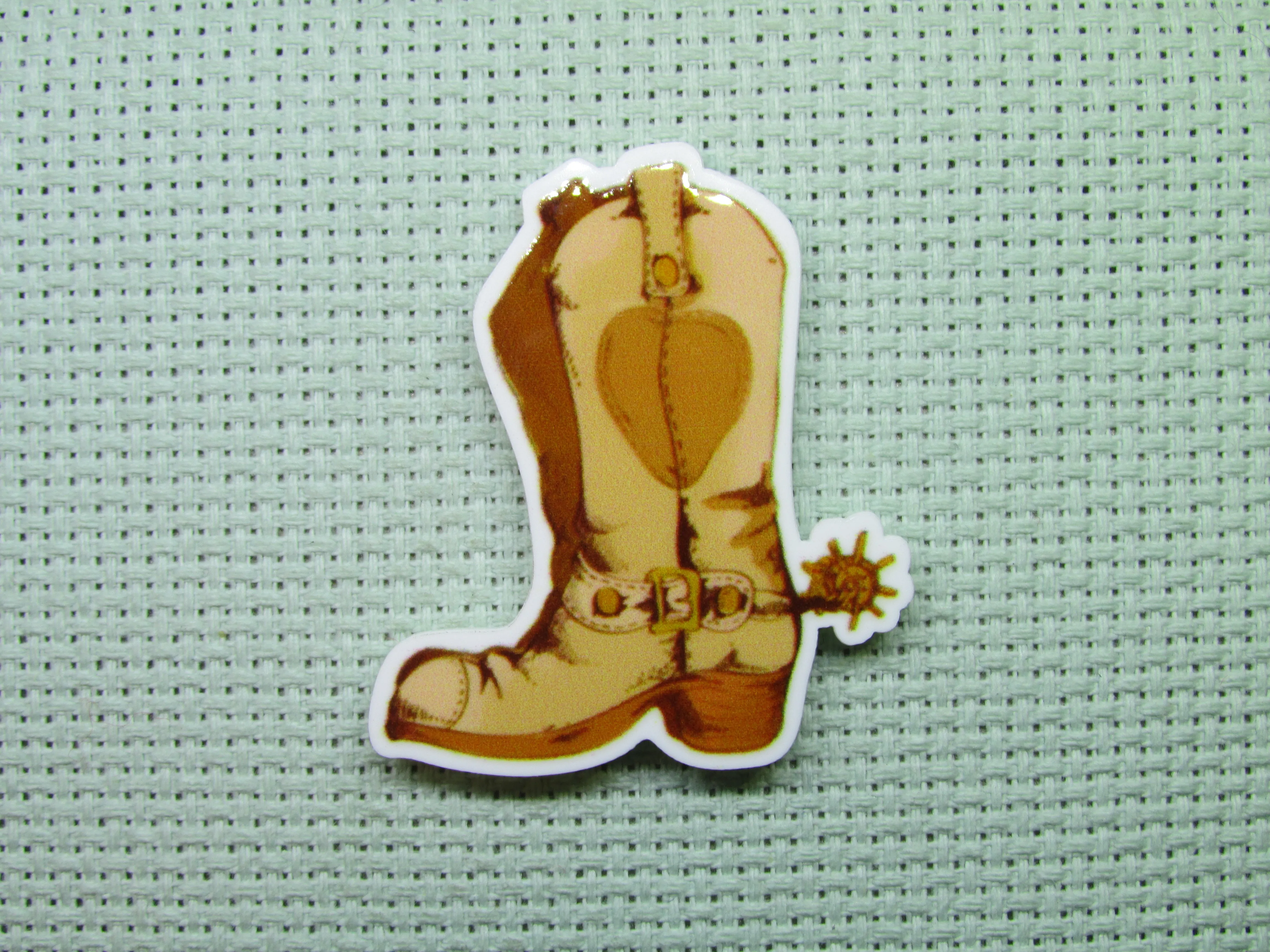 Cowboy Boot Needle Minder, Cover Minder, Magnet