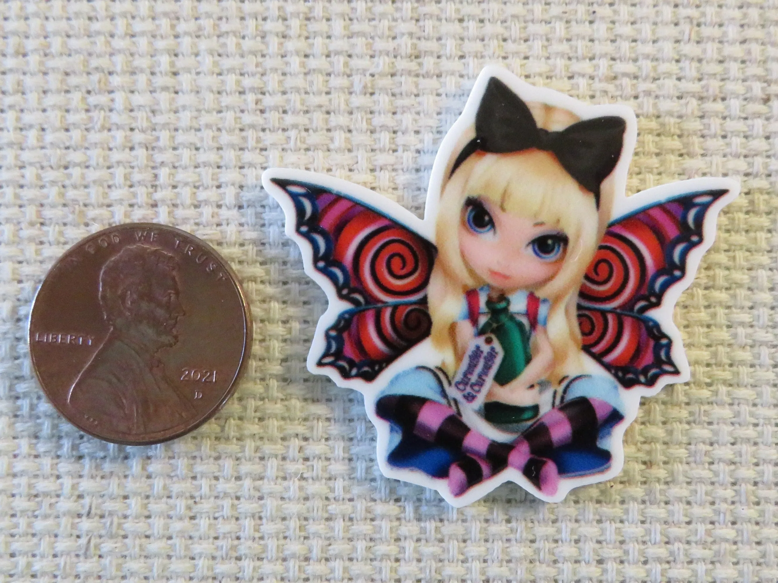 Curious Fairy Needle Minder, Cover Minder, Magnet