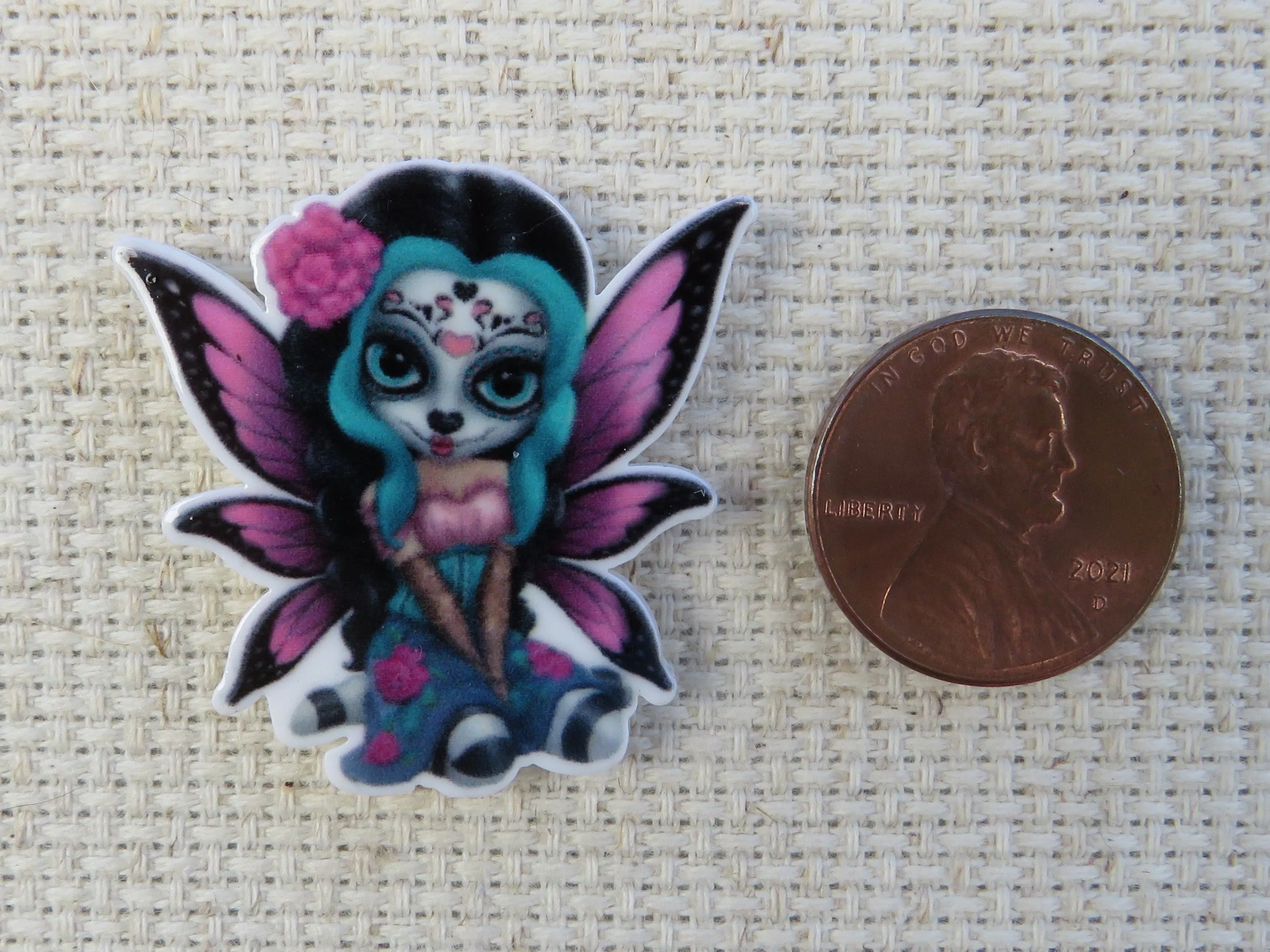 Day of the Dead Fairy Needle Minder, Cover Minder, Magnet