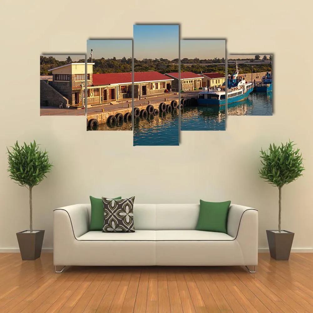 Dock At Robben Island Prison Canvas Wall Art