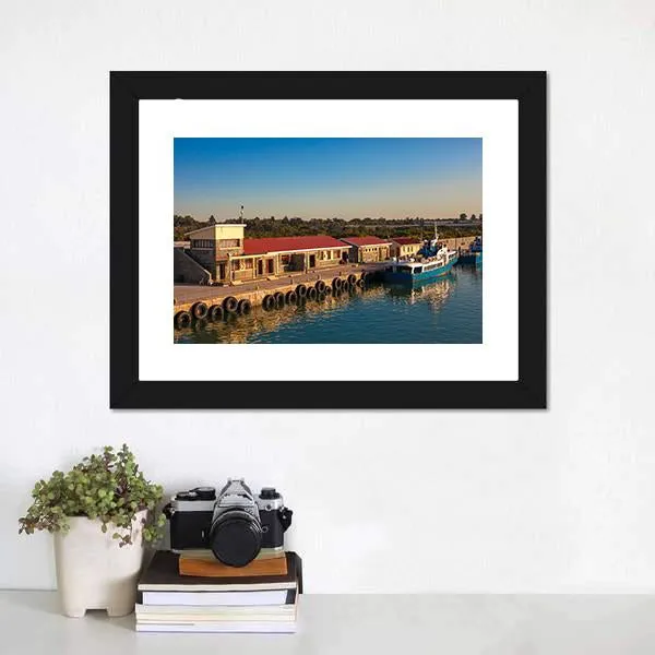 Dock At Robben Island Prison Canvas Wall Art