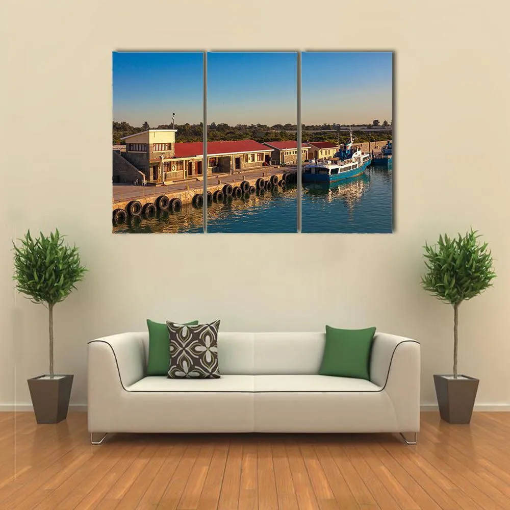 Dock At Robben Island Prison Canvas Wall Art