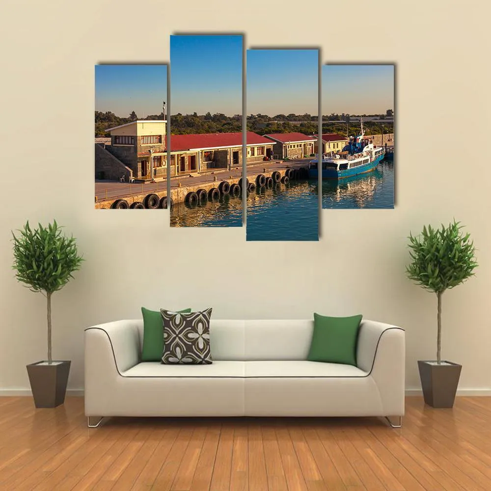 Dock At Robben Island Prison Canvas Wall Art