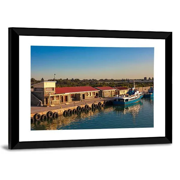 Dock At Robben Island Prison Canvas Wall Art