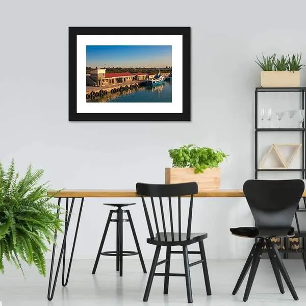 Dock At Robben Island Prison Canvas Wall Art