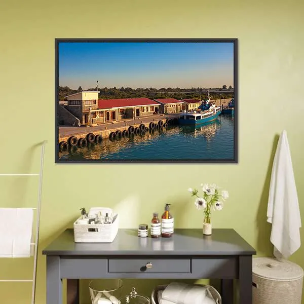 Dock At Robben Island Prison Canvas Wall Art