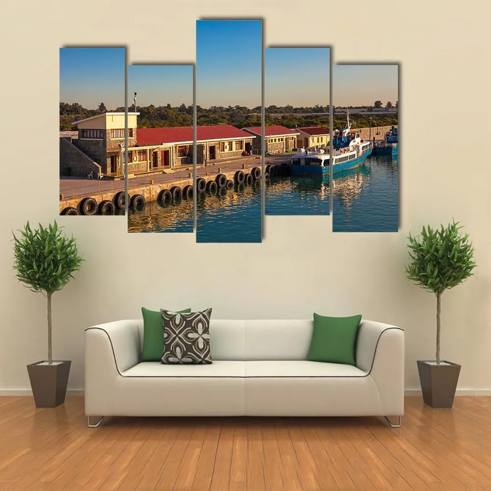 Dock At Robben Island Prison Canvas Wall Art