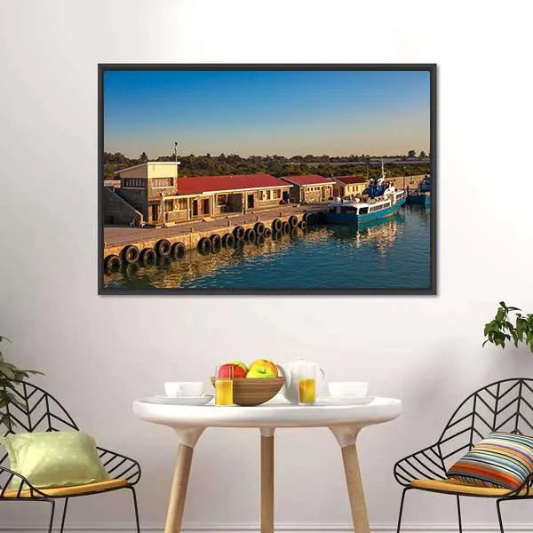 Dock At Robben Island Prison Canvas Wall Art