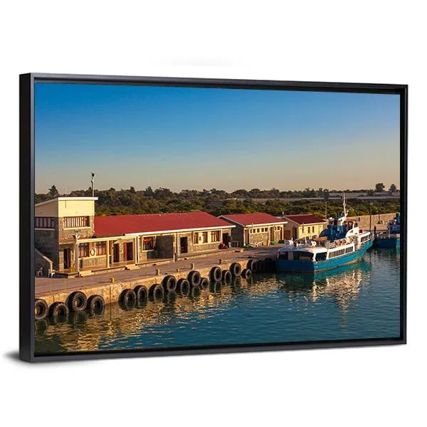 Dock At Robben Island Prison Canvas Wall Art