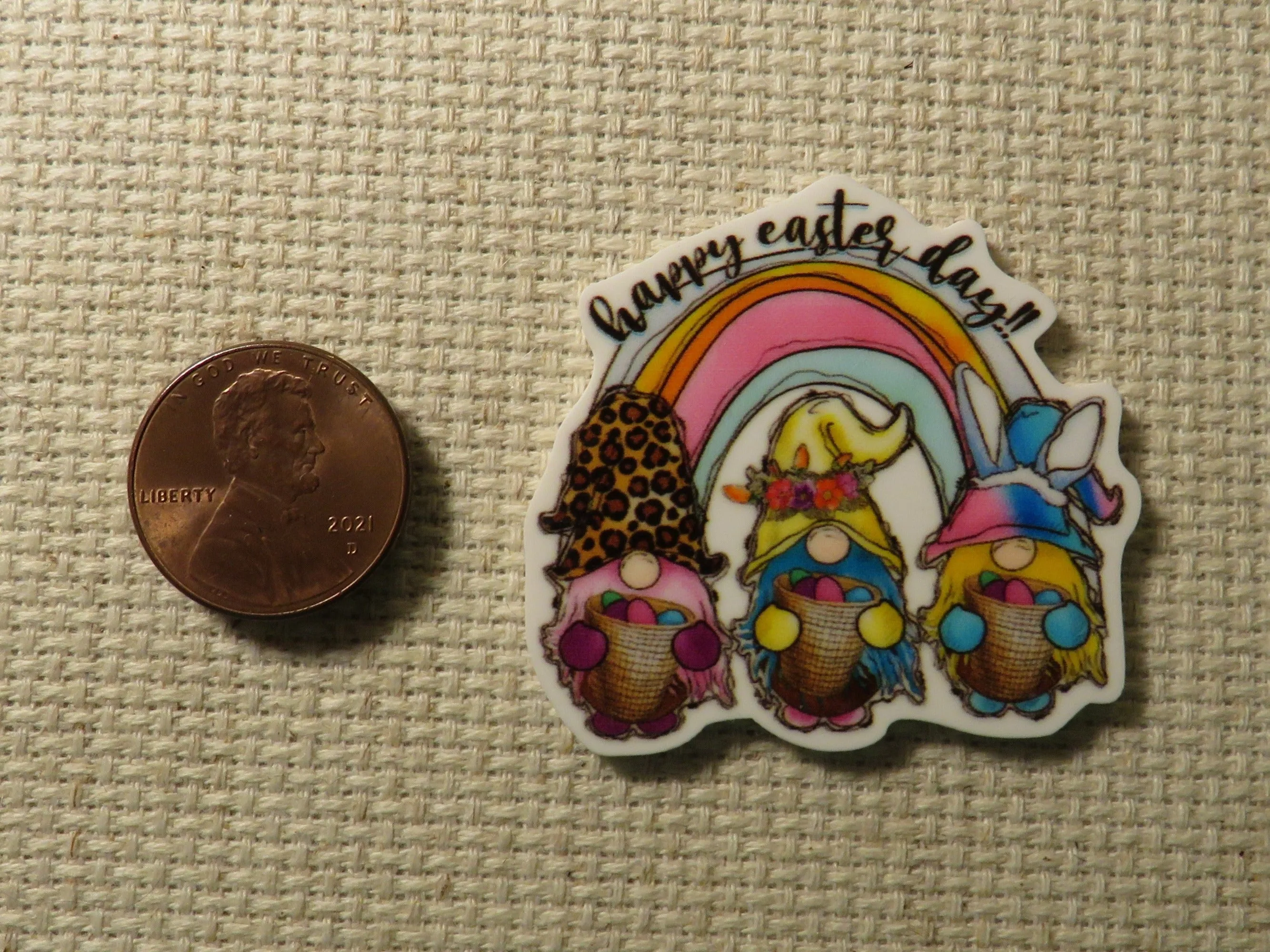 Easter Gnomes Needle Minder, Cover Minder, Magnet