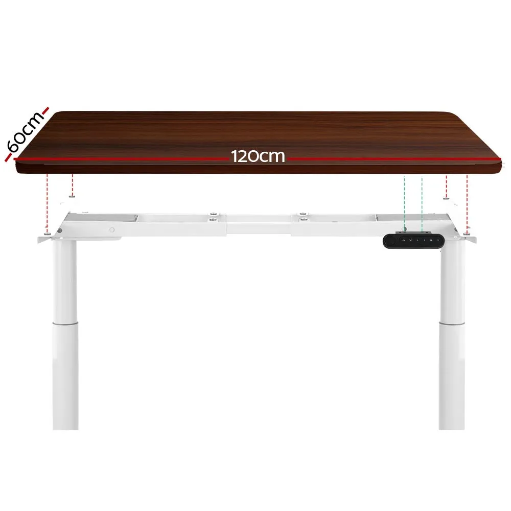 Electric Dual Motor Adjustable Standing Desk 120CM - Artiss