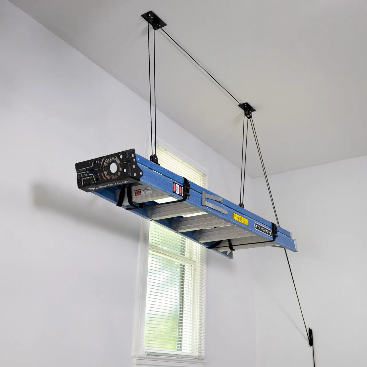 Essential Ladder Garage Ceiling Storage Hoist | 2-Pack