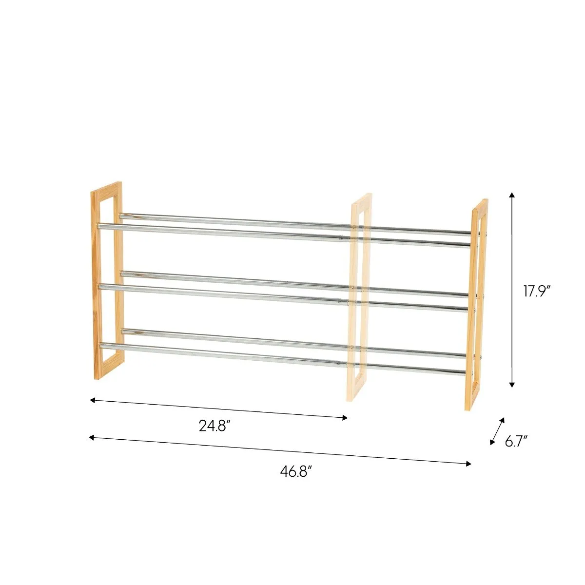 Extendable Shoe Rack - 3 Tier