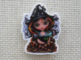 Fairy Witch Needle Minder, Cover Minder, Magnet