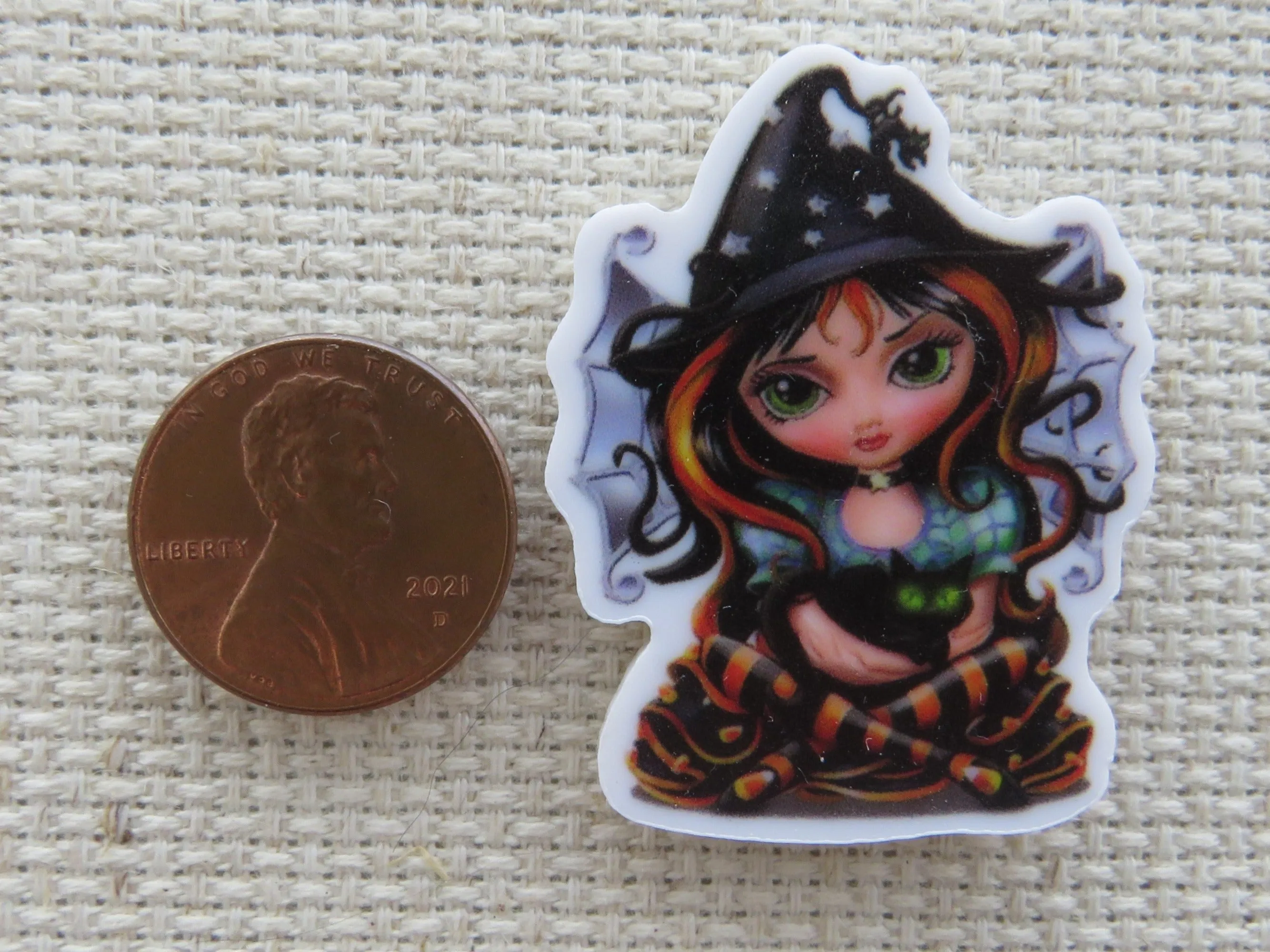 Fairy Witch Needle Minder, Cover Minder, Magnet