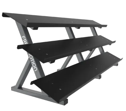 FreeMotion Three Tier Tray Style Dumbbell Rack