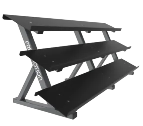 FreeMotion Three Tier Tray Style Dumbbell Rack