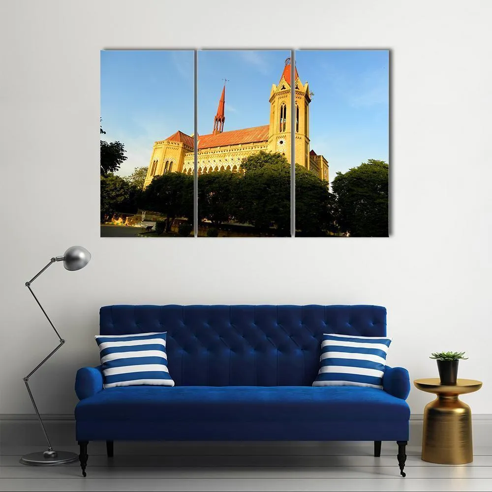 Frere Hall  Karachi Canvas Wall Art