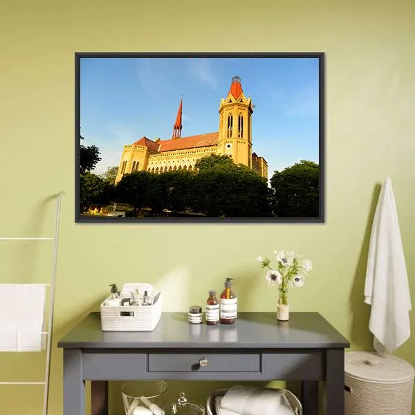 Frere Hall  Karachi Canvas Wall Art