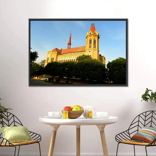 Frere Hall  Karachi Canvas Wall Art