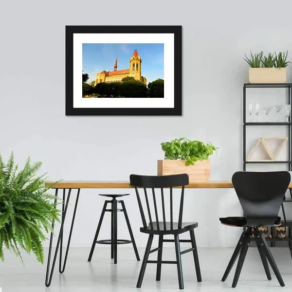 Frere Hall  Karachi Canvas Wall Art