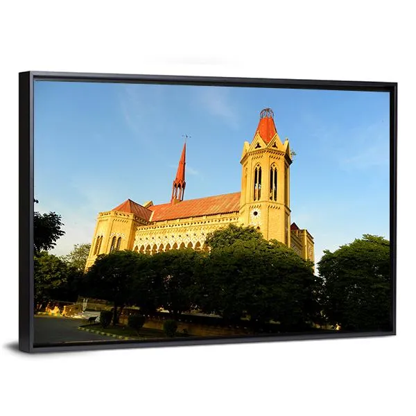 Frere Hall  Karachi Canvas Wall Art