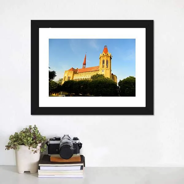 Frere Hall  Karachi Canvas Wall Art